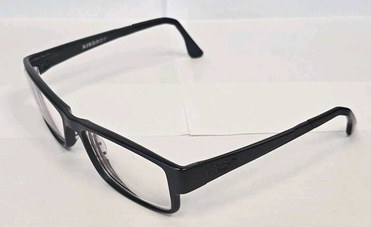NEW OAKLEY EYEGLASSES AIRDROP OX 8046 8046-01 BLACK 53mm RX AUTHENTIC 804601 3
