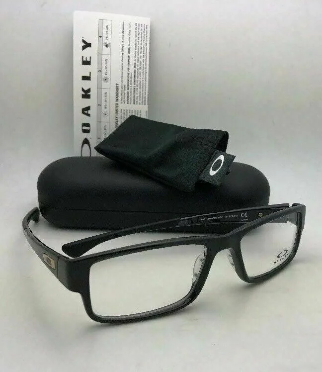 Oakley Airdrop Eyeglasses OX8046-0255 Black Ink Frames Clear Lens 55-18-143 3