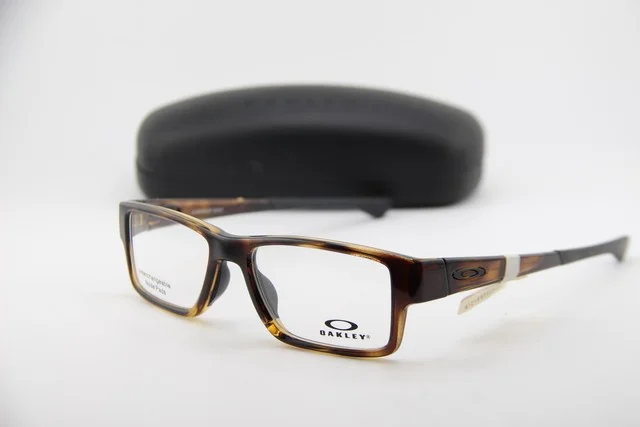 Oakley Airdrop Gray Rectangle Eyeglasses Frames ox8046-0353 53-18-143 4