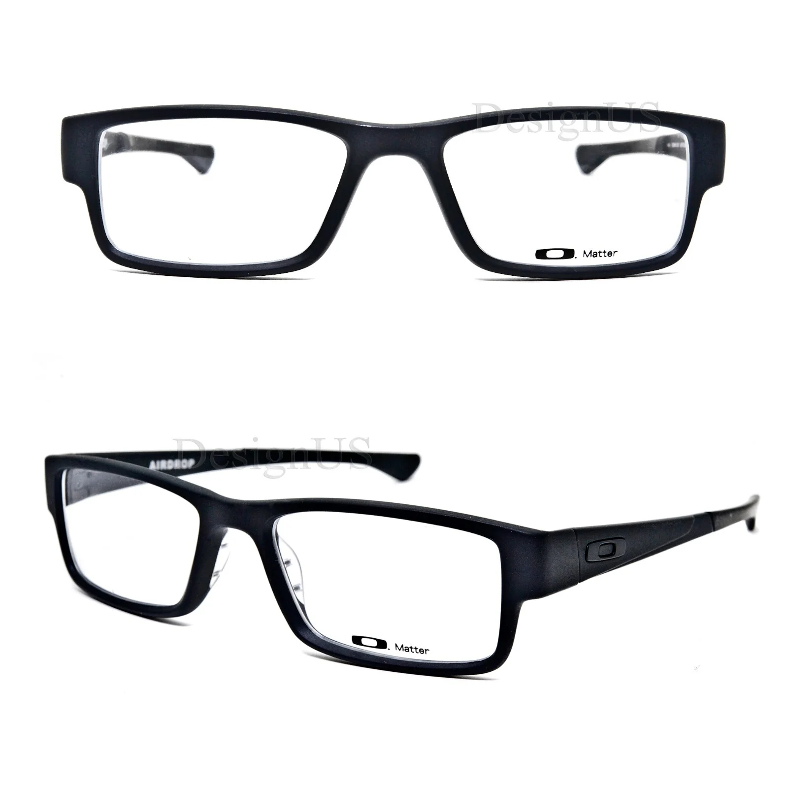 Oakley AIRDROP OX8046-0155 SATIN BLACK 55/18/143 Eyeglasses New