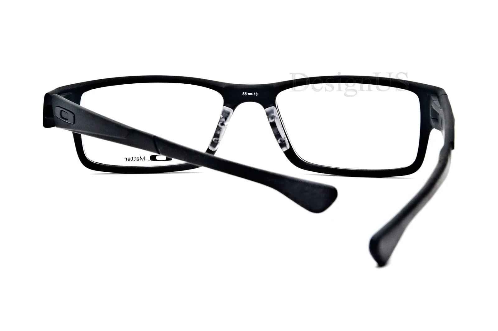 Oakley AIRDROP OX8046-0155 SATIN BLACK 55/18/143 Eyeglasses New 2