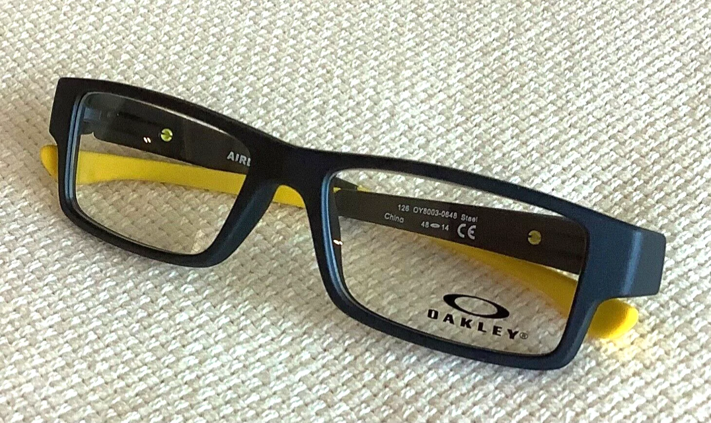 Oakley Airdrop XS Eyeglasses OY8003-0648 Steel Color Frames Clear Lens 3