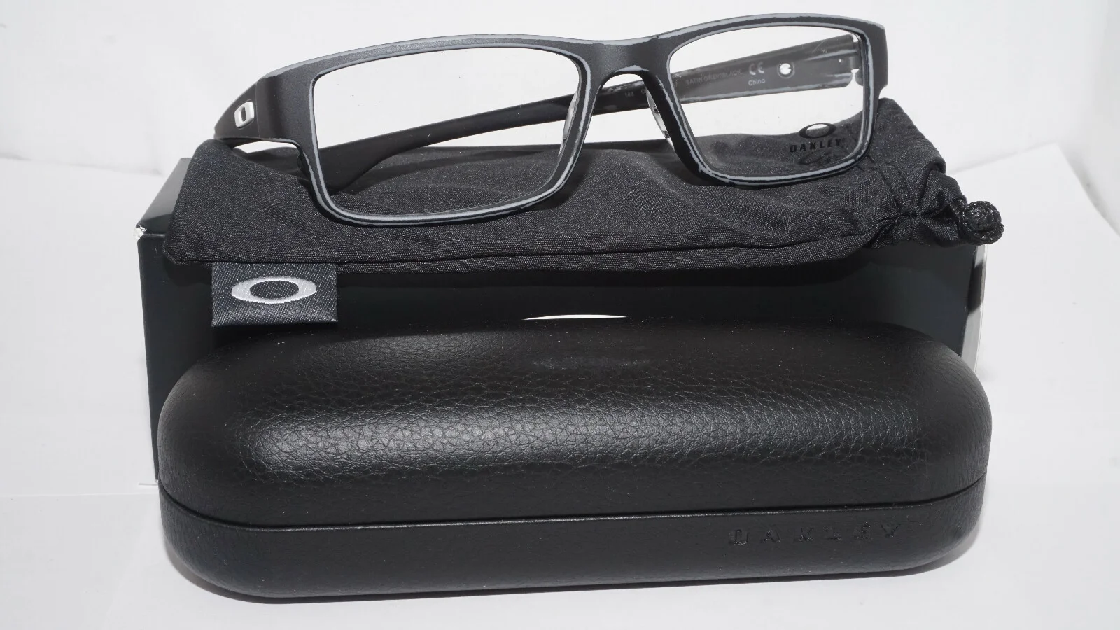 OAKLEY Eyeglasses New Oph Airdrop (57) Satin Grey Black OX8046-1457 57 18 143